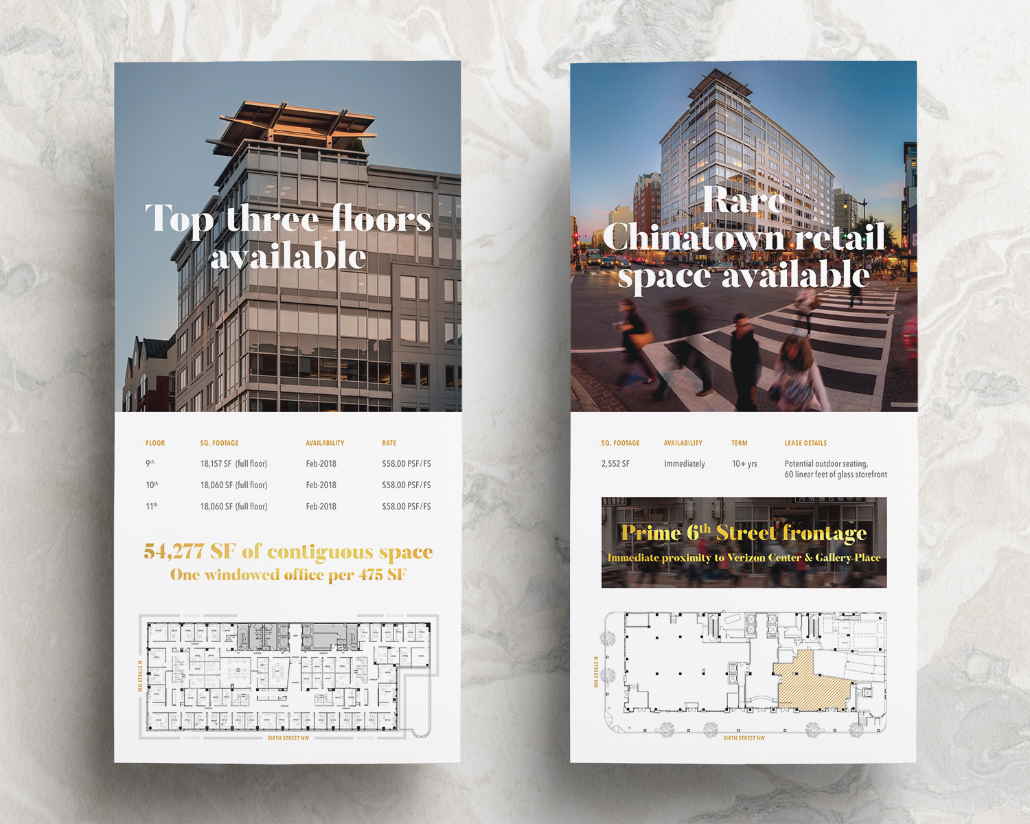 777 Sixth flyers: top 3 floors and retail