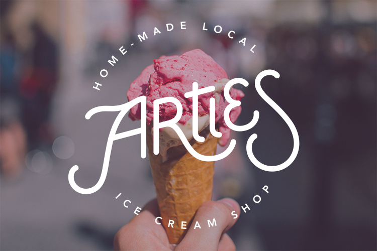 Arties Ice Cream logo